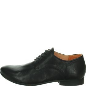 Think GUAD2 Woman Lace up shoe - Material: Leather in Black