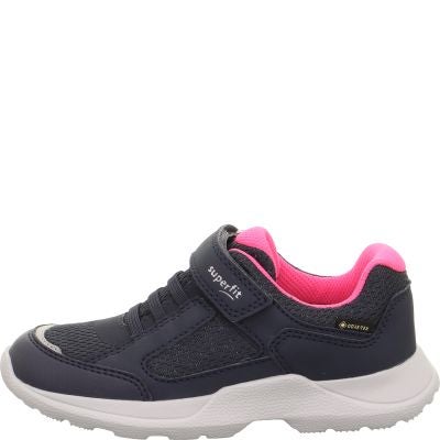 Superfit RUSH Girls Sneakers low - Material: Textil/Sonstiges Material in Blue