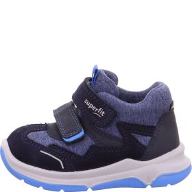 Superfit COOPER Boys Sneakers low - Material: Leather/Textil in Blue