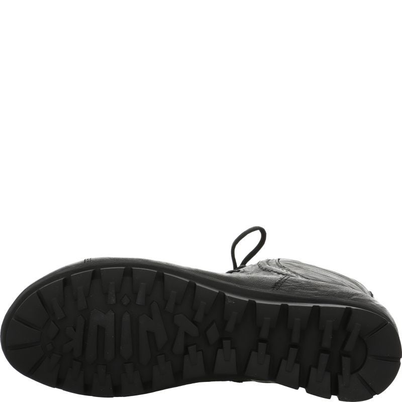 Think! MENSCHA Damen Stiefelette - Material: Leder in Schwarz