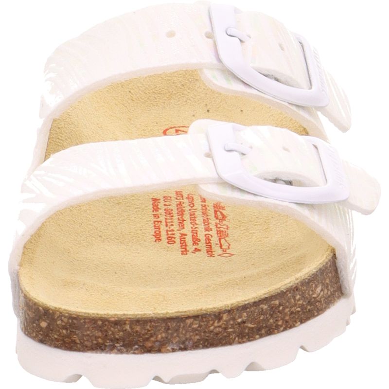 Superfit FUSSBETTPANTOFFEL Slipper - Material: Textile in White