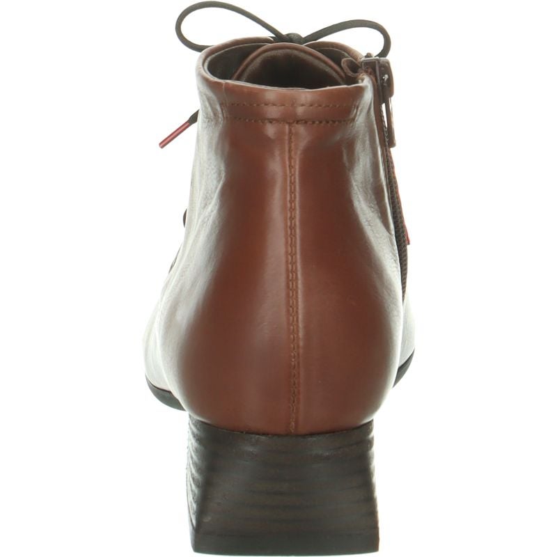 Think! DELICIA Damen Stiefelette - Material: Leder in Braun