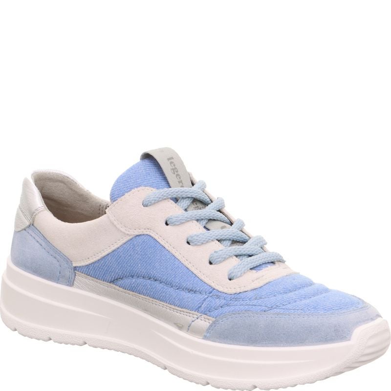 Legero SPRINTER Damen Sneaker low - Material: Leder/Textil in Blau
