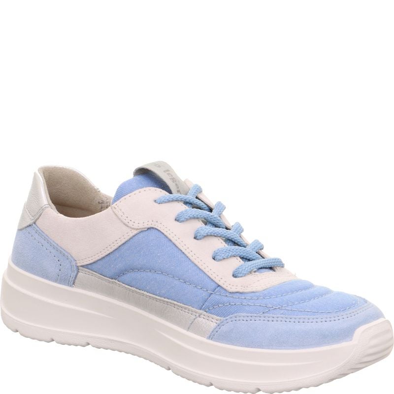 legero SPRINTER Damen Sneaker low - Material: Leder/Textil in Blau
