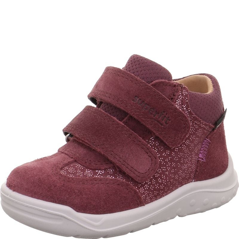 Superfit WHALEY Sneakers high - Material: Leather/Textil in Red