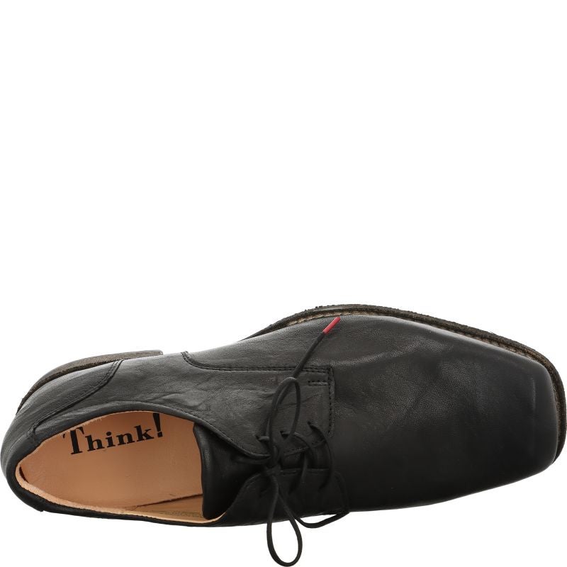 Think GURU Men Lace up shoe - Material: Leather in Black