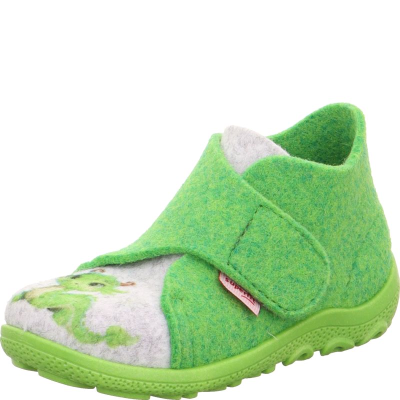 Superfit HAPPY OCTI Boys Slipper - Material: Textile in Green