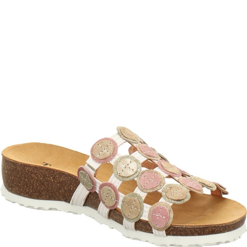 Think JULIA DAMEN Woman Mules - Material: Leather in White