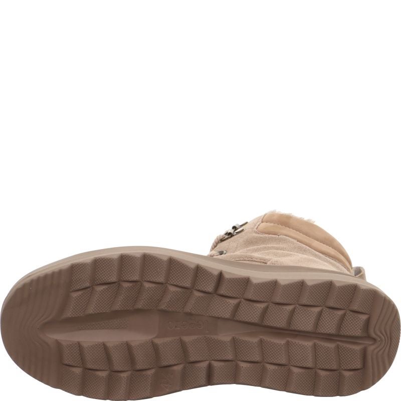legero DREAMER Damen Schnürboots - Material: Leder in Beige