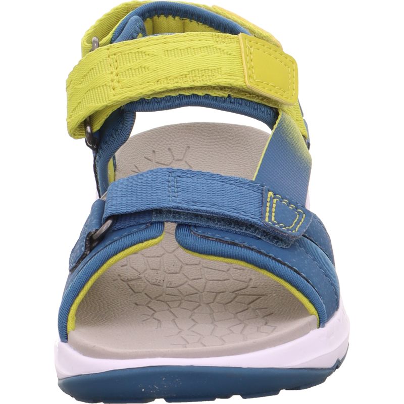 Superfit CRISS CROSS Sandal - Material: TextilSonstigesMaterial in Blue