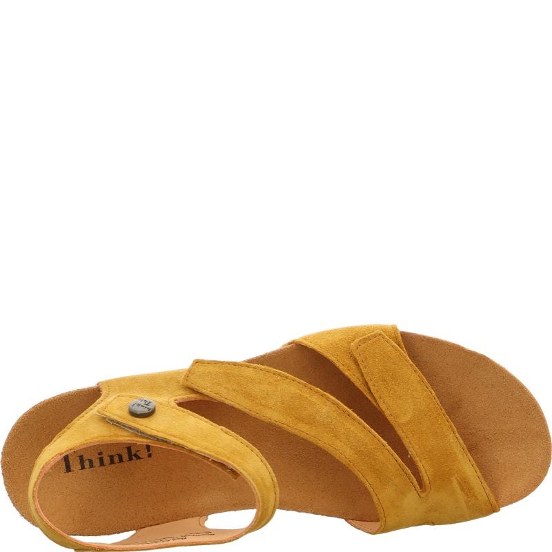 Think DUMIA Woman Strap sandal - Material: Leather in Brown