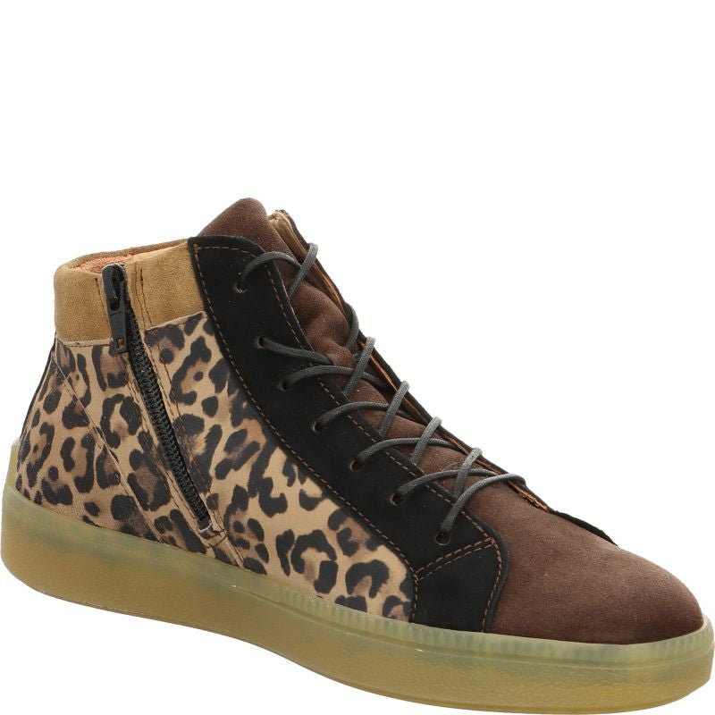 Think! TURNA DAMEN Damen Sneaker high - Material: Leder in Mehrfarbig