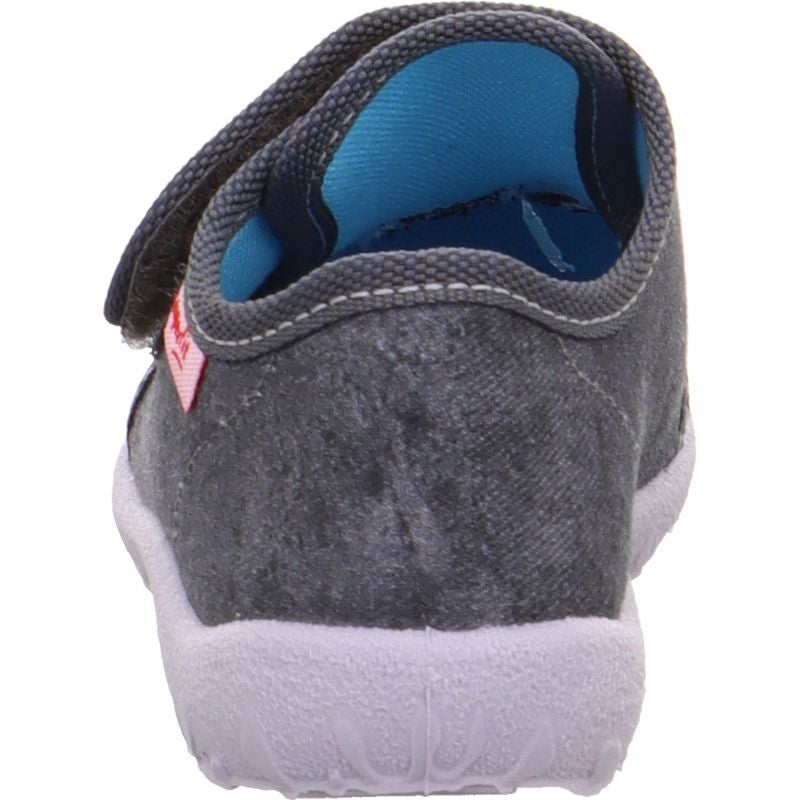 Superfit SPOTTY Jungen Hausschuh - Material: Textil in Grau