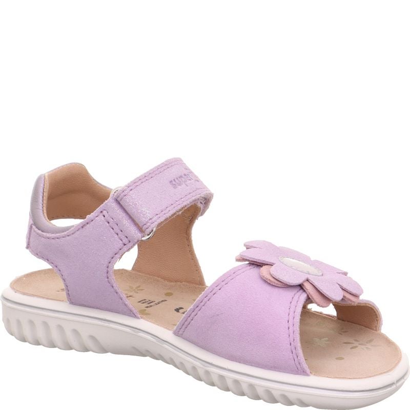 Superfit SPARKLE Sandal - Material: Leather in Purple