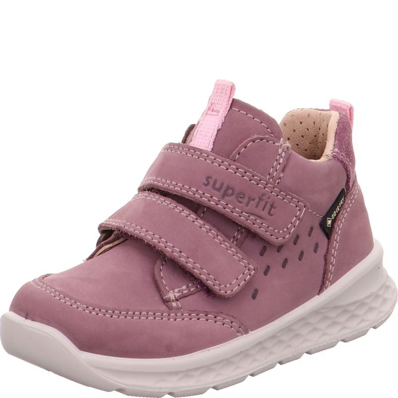 Superfit BREEZE Girls Sneakers high - Material: Leather in Purple
