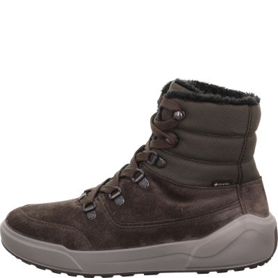 Legero COSY Damen Schnürboots - Material: Leder/Textil in Grau