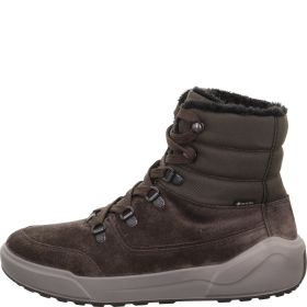 legero COSY Damen Schnürboots - Material: Leder/Textil in Grau