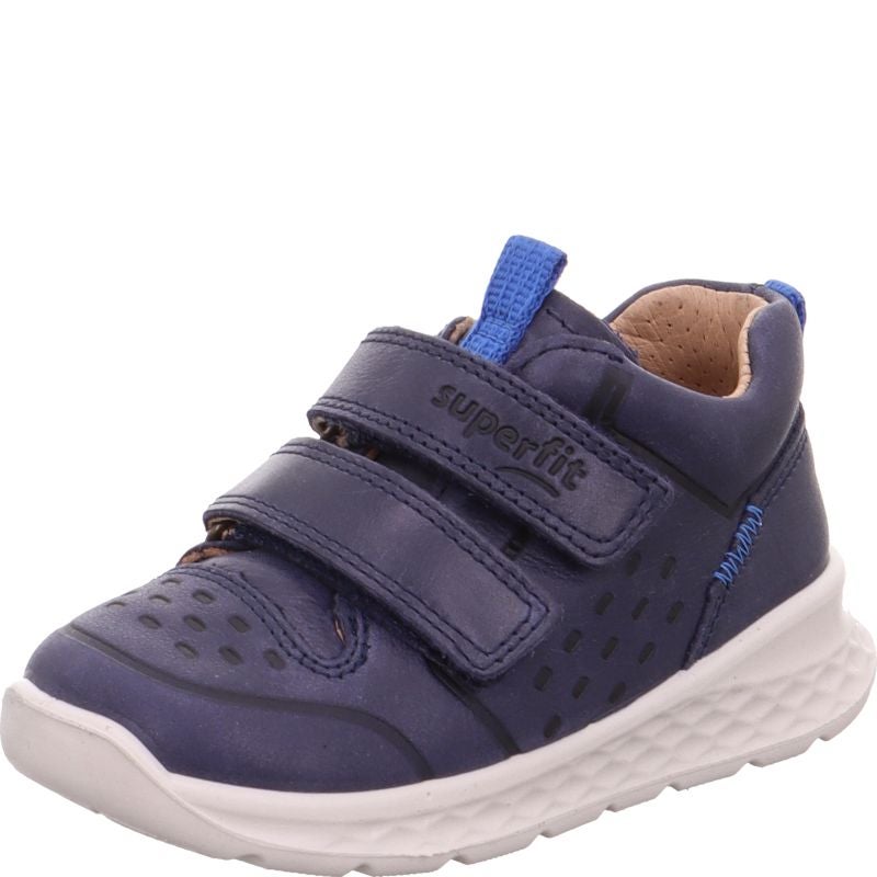 Superfit BREEZE Unisex, Boys Sneakers high - Material: Leather in Blue