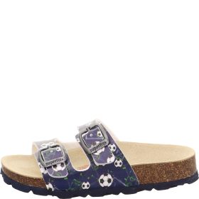 Superfit FUSSBETTPANTOFFEL Jungen Pantoffel - Material: Sonstiges Material in Blau