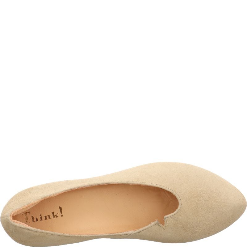 Think GRACE Woman Pumps - Material: Leather in Beige