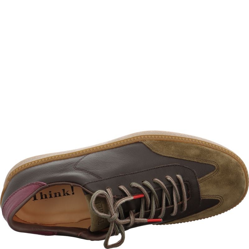 Think! TURNA HERREN Herren Sneaker low - Material: Leder in Braun