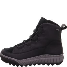 Legero TIRANO Damen Schnürboots - Material: Leder in Schwarz