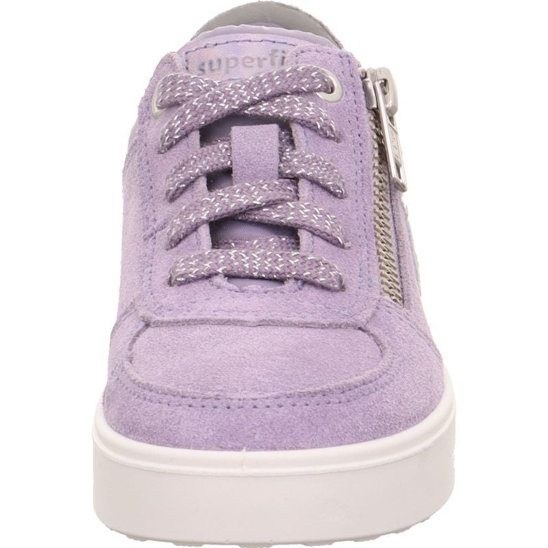 Superfit STELLA Sneaker low - Material: Leder/Sonstiges Material/Textil in Lila