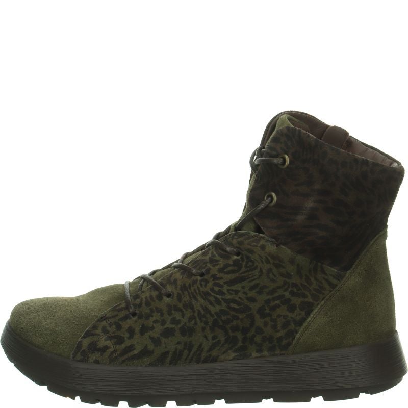 Think! COMODA Damen  - Material: Leder in Oliv