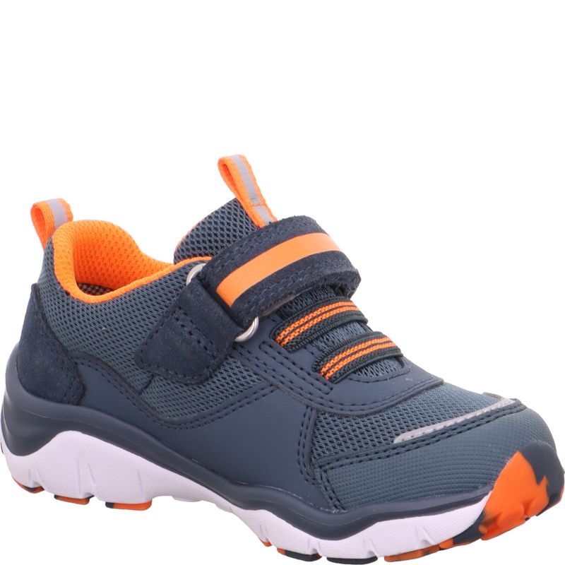 Superfit SPORT5 Unisex, Boys Sneakers low - Material: Leder/Sonstiges Material/Texti in Blue