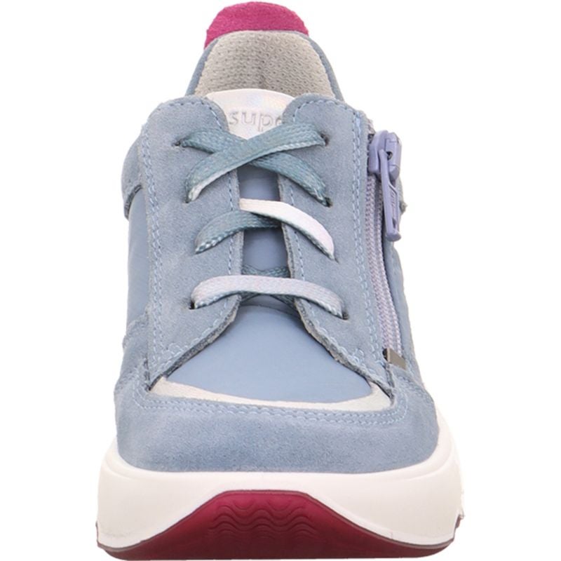 Superfit MELODY Mädchen Sneaker low - Material: Leder/Textil in Blau