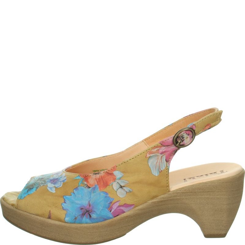 Think ZEPPA Woman Sandal - Material: Leather in Multi Colour