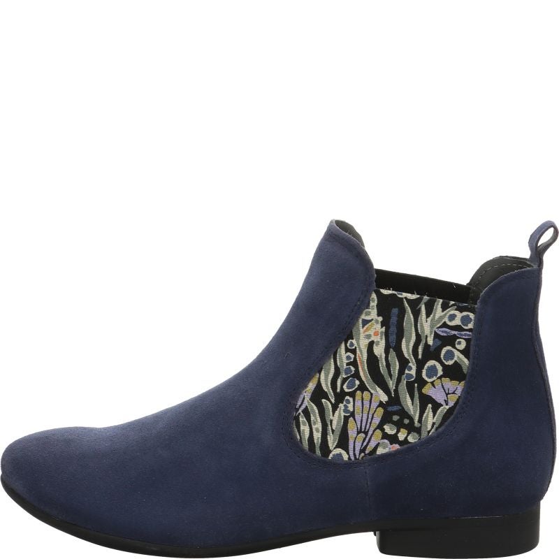 Think GUAD2 Woman Chelsea boot - Material: Leather in Blue