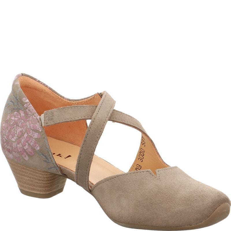 Think AIDA DAMEN Woman Pumps - Material: Leather in Grey