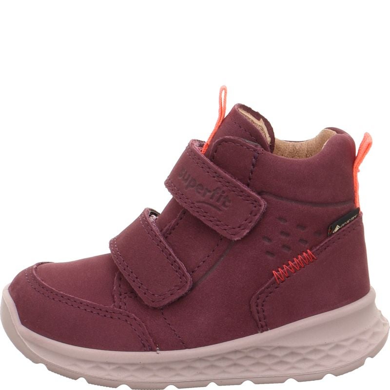 Superfit BREEZE Sneaker high - Material: Leder in Rot