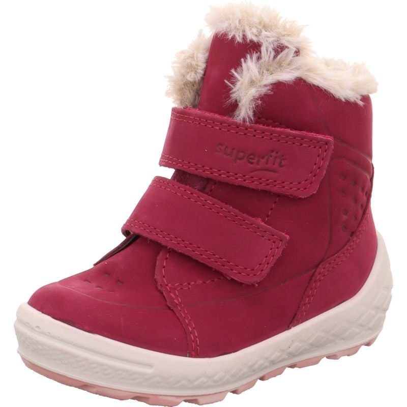 Superfit GROOVY 2.0 Girls Boot - Material: Leather/Textil in Red