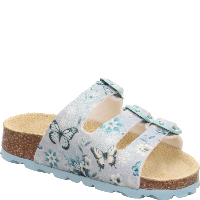 Superfit FUSSBETTPANTOFFEL Girls Slipper - Material: Sonstiges Material in Blue