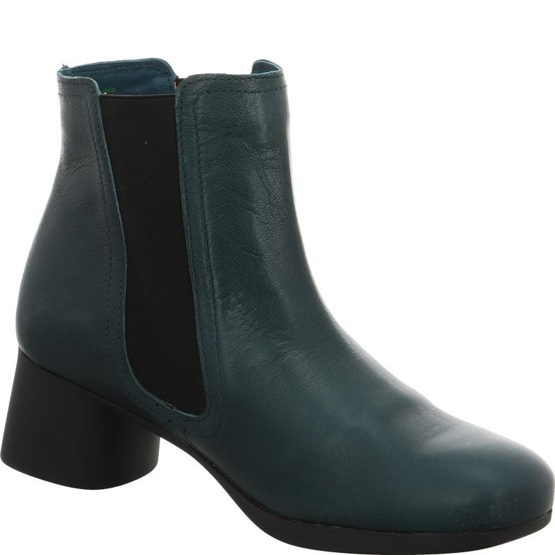 Think NANI Woman Ankle boot - Material: Leather in Blue