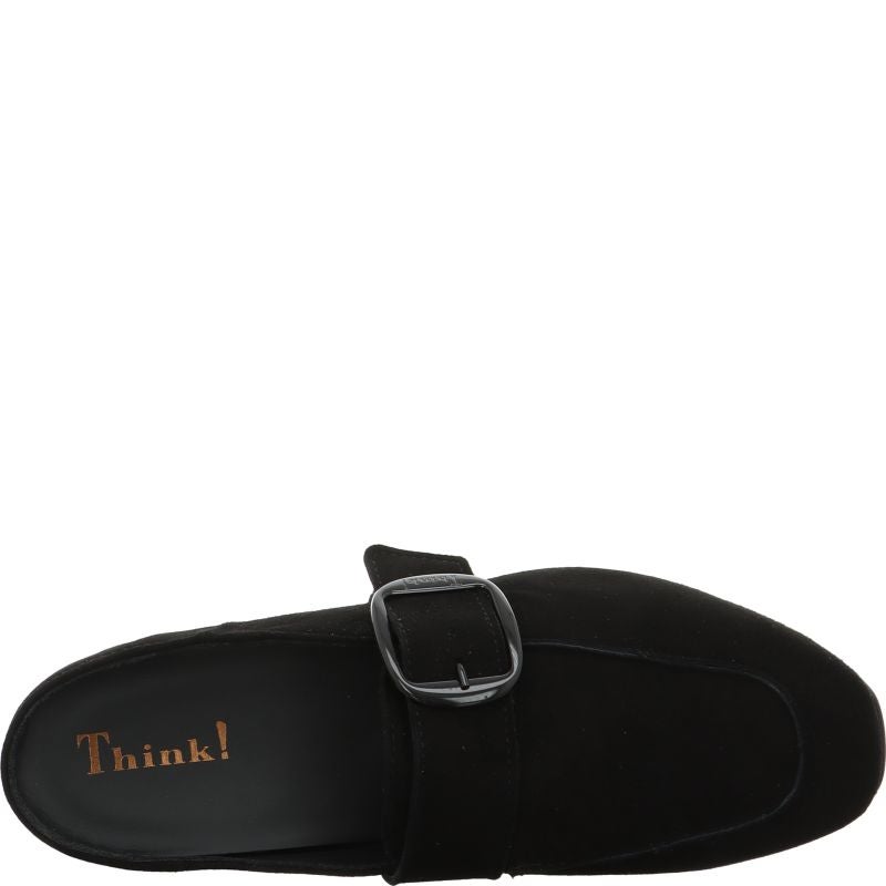 Think! GAUDI Damen Pantolette - Material: Leder in Schwarz