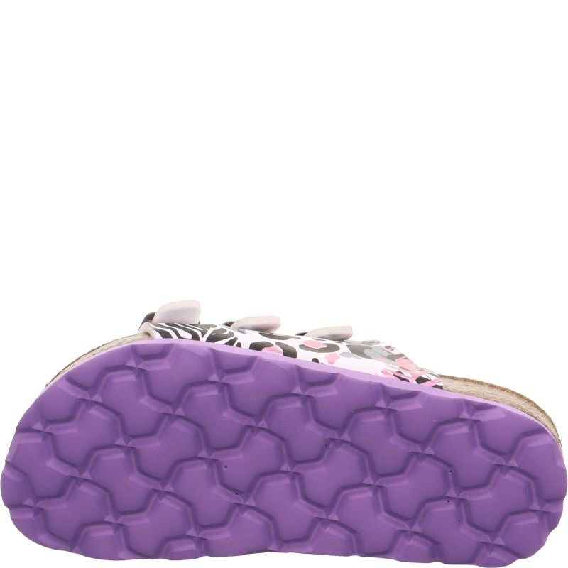 Superfit FUSSBETTPANTOFFEL Girls Slipper - Material: Sonstiges Material in White