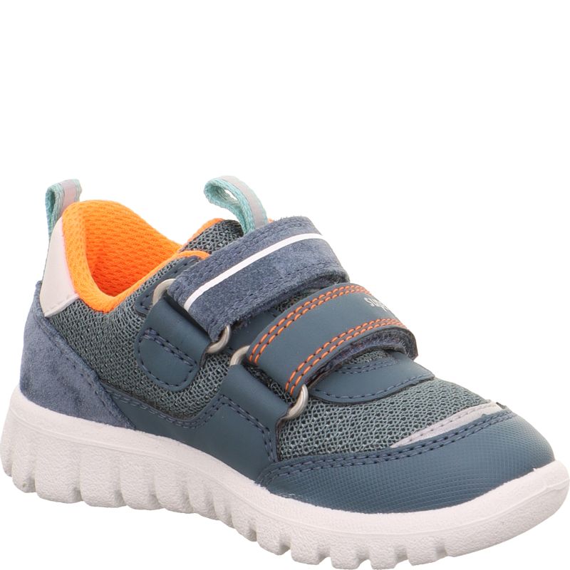 Superfit SPORT7 MINI Boys Sneakers low - Material: Leder/Sonstiges Material/Texti in Blue