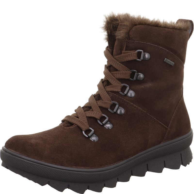 Legero NOVARA Damen Schnürboots - Material: Leder in Braun