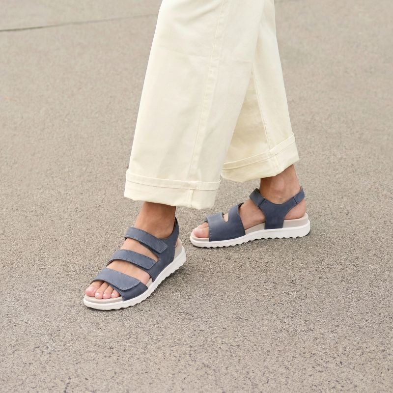 Legero MOVE Damen Sandale - Material: Leder in Blau