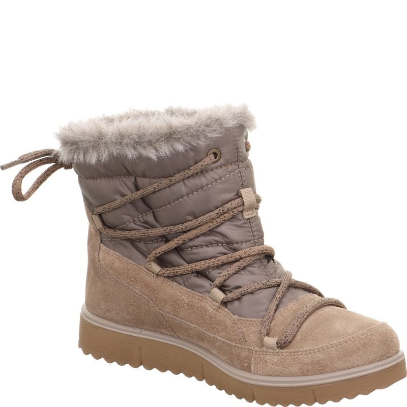 Legero CAMPANIA Woman Ankle boot - Material: Leather/Textil in Beige
