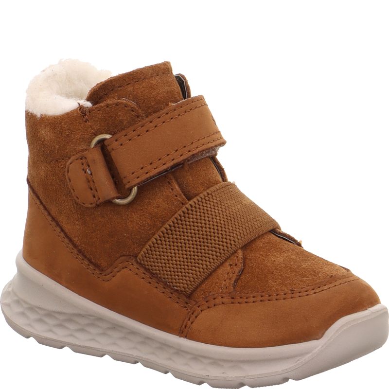 Superfit BREEZE Jungen Sneaker high - Material: Leder in Braun