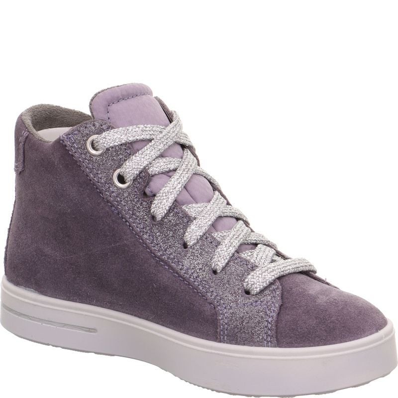 Superfit STELLA Girls Sneakers high - Material: Leather/Textil in Purple