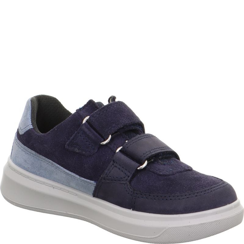 Superfit COSMO Jungen Sneaker low - Material: Leder/Textil in Blau