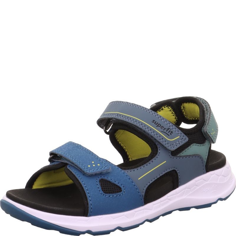 Superfit CRISSCROSS Sandal - Material: TextilSonstigesMaterial in Blue