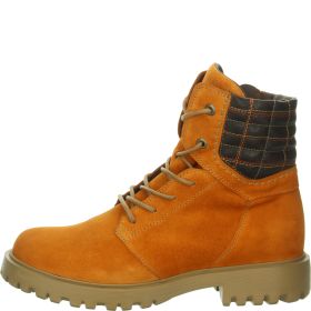 Think TRENTO Woman Ankle boot - Material: Leather in Yellow