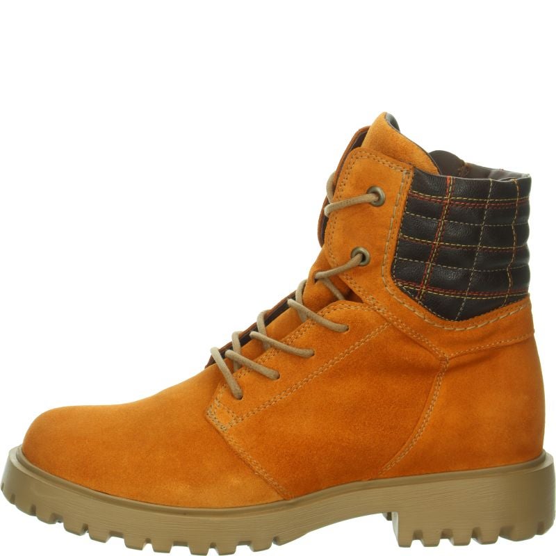 Think TRENTO Woman Ankle boot - Material: Leather in Yellow