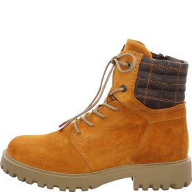 Think TRENTO Woman Ankle boot - Material: Leather in Yellow